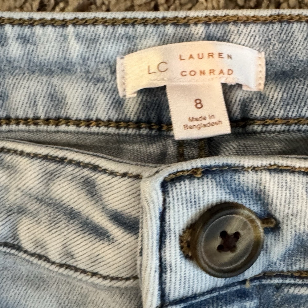 Lauren Conrad LC Super High-Rise Flare Wide Leg Jeans Woman's 8 - Picture 5 of 11